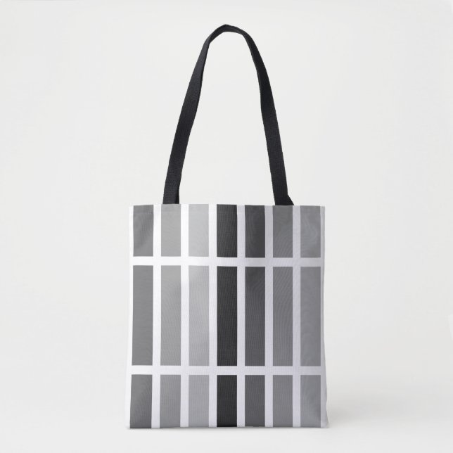 Silver Gray Hues Tote Bag (Front)