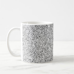 Silver gray light glitter sparkles coffee mug