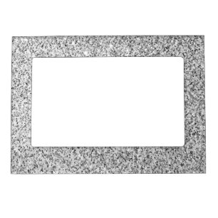 Silver gray light glitter sparkles magnetic frame