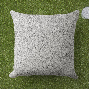 Silver gray light glitter sparkles outdoor pillow