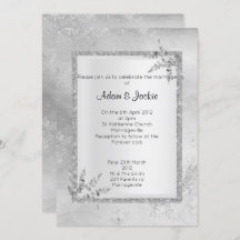 Silver Gray Marble ELEGANT CLASSY WEDDING