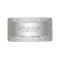 Silver Gray Metallic Pattern Floral Swirls