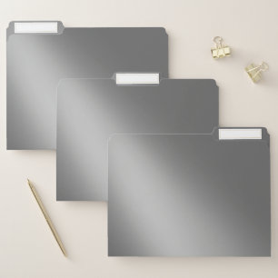 Silver Gray moonlight ombre effect File Folder
