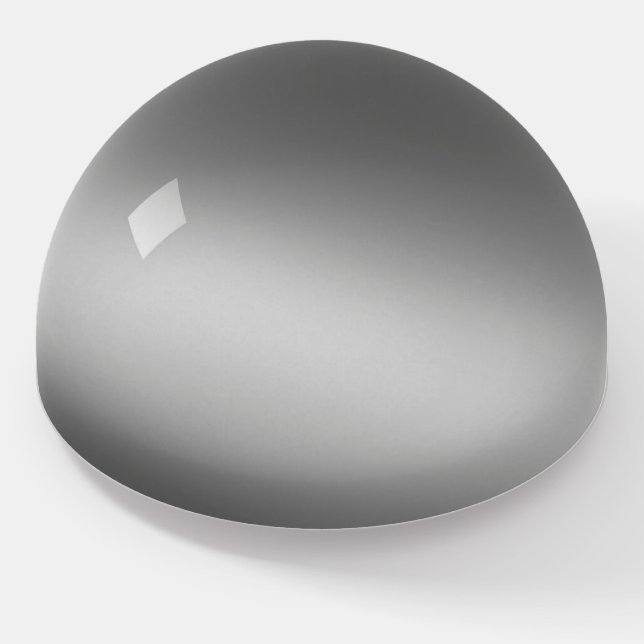Silver Gray   moonlight ombre effect  Paperweight (Angled)