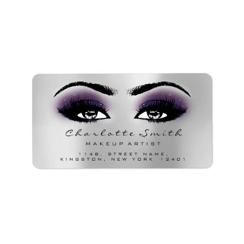 Silver Gray Navy Makeup Lashes Stylst Beauty RSVP Label