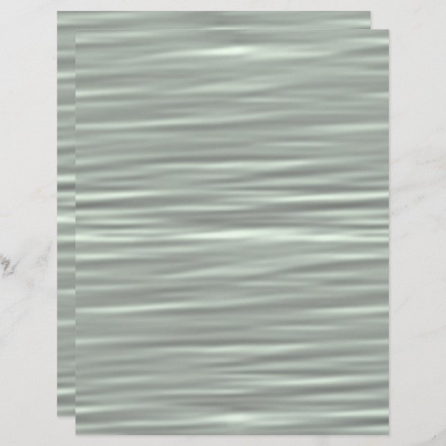 Silver Gray Satin Look Scrapbook Paper (Front/Back)