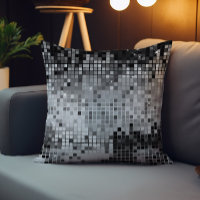 Silver Gray Sequins Disco Glitter Pattern