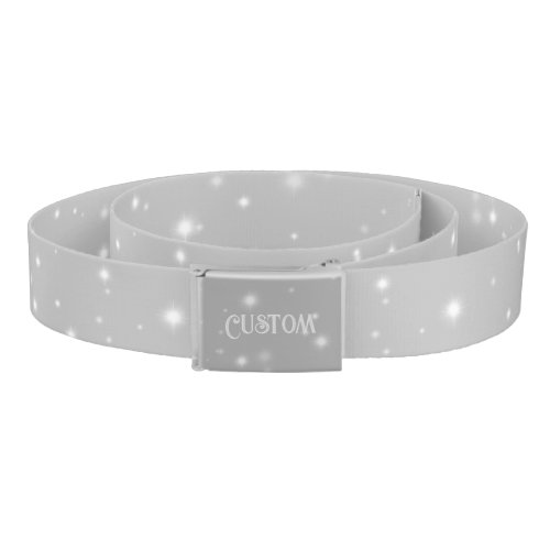 Silver Gray Starlight Belt