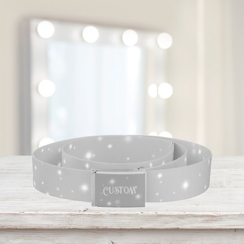 Silver Gray Starlight Belt