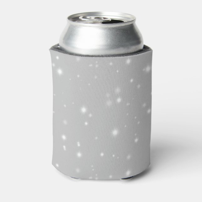 Silver Gray Starlight Can Cooler (Can Back)