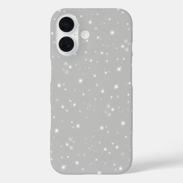 Silver Gray Starlight Case-Mate iPhone Case (Back)