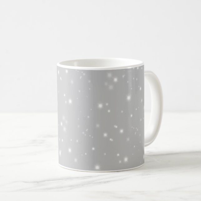 Silver Gray Starlight Coffee Mug (Front Right)