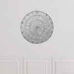 Silver Gray Starlight Dart Board<br><div class="desc">Add a magical touch of starlight to your game room with a pattern of bright shining stars in mixed sizes on a light silver gray background you can edit to change to any color you wish. ♡ Idyllfire</div>