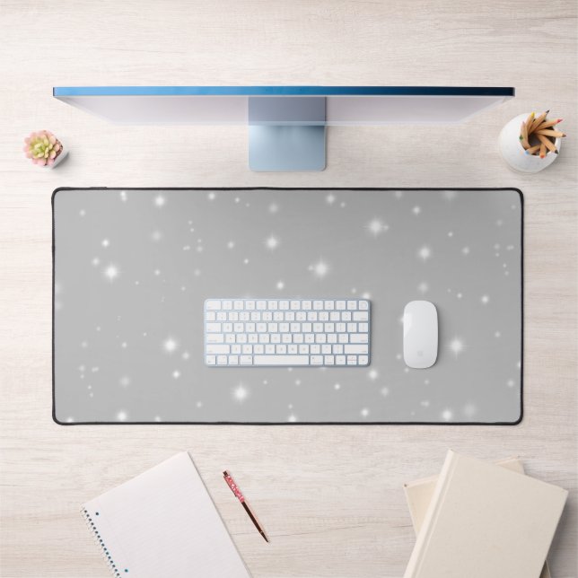 Silver Gray Starlight Desk Mat (Office 1)