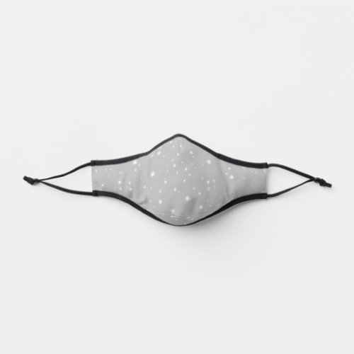 Silver Gray Starlight Premium Face Mask