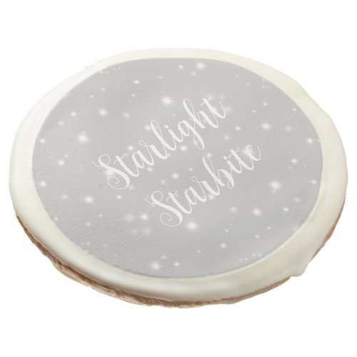 Silver Gray Starlight Sugar Cookie