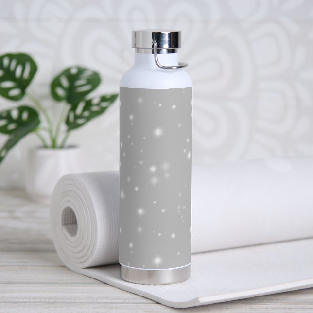 Silver Gray Starlight Water Bottle (Yoga)