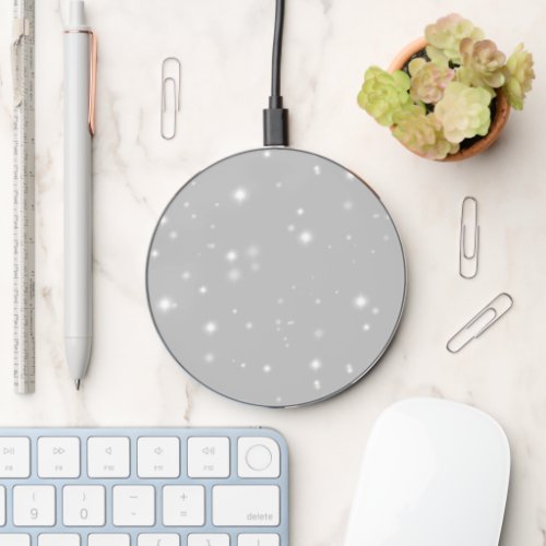 Silver Gray Starlight Wireless Charger
