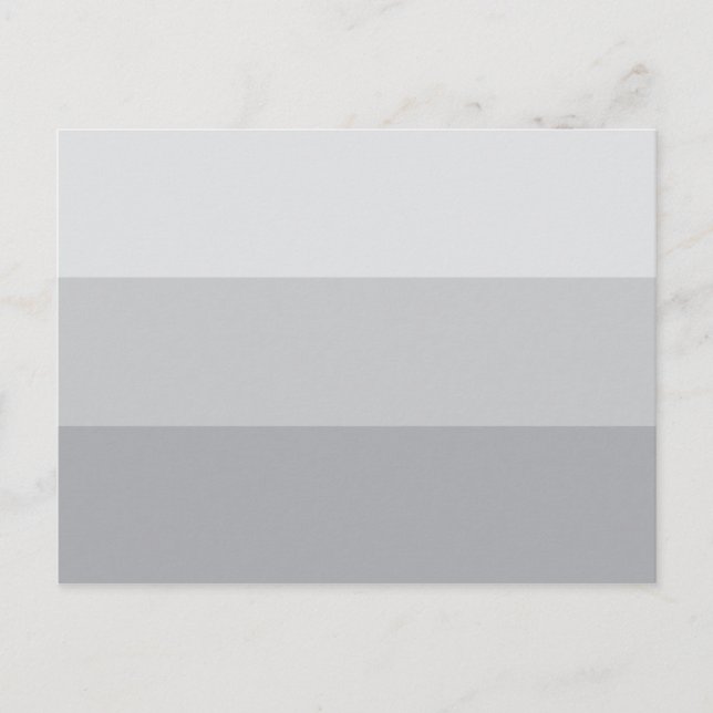 Silver Gray Striped Postcard (Front)