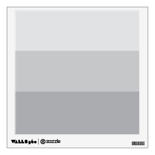 Silver Gray Striped Wall Decal