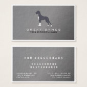 Silver Great Dane (Front & Back)