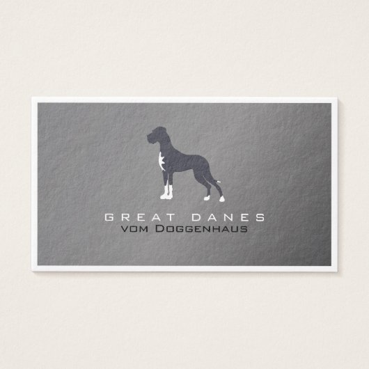 Silver Great Dane (Front)