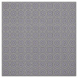 Silver Grey And Lilac Bold Circle Pattern Fabric
