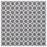 Silver Grey and Lilac Bold Repeat Tile Pattern Fabric