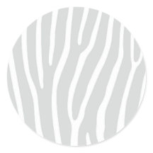 Silver Grey and White Animal Print