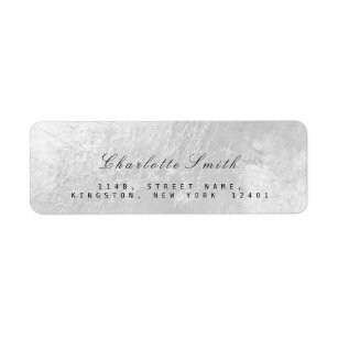 Foil Return Address Labels | Zazzle