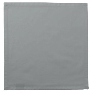 Silver Grey Personalized Gray Color Background Cloth Napkin