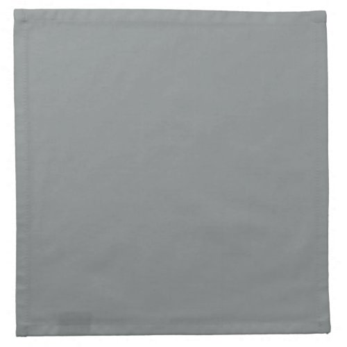 Silver Grey Personalized Gray Color Background Cloth Napkin