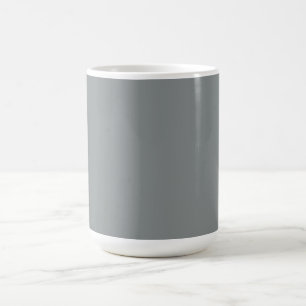 Silver Grey Personalized Gray Color Background Coffee Mug