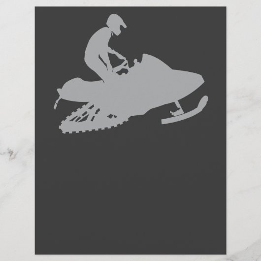 Silver Grey Snowmobiler (Front)