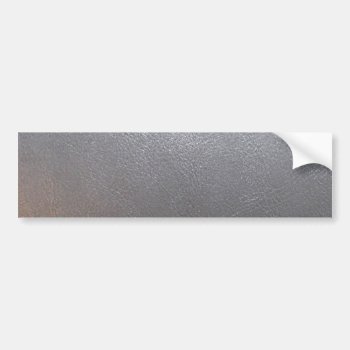 Silver Grey Sparkle : Leather Look Finish Bumper Sticker by LOWPRICESALES at Zazzle