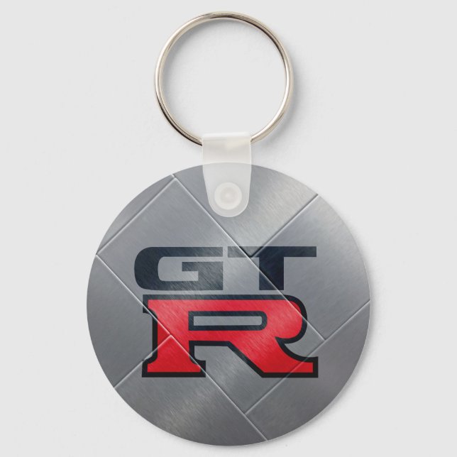 Silver GT-R Keychain (Front)