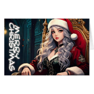 Silver Hair Santa – Merry Christmas Card