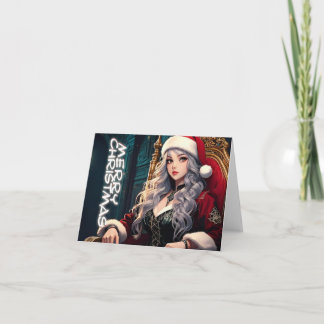 Silver Hair Santa – Merry Christmas Card