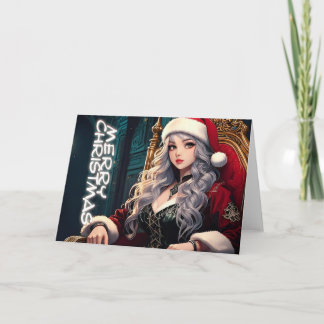 Silver Hair Santa – Merry Christmas Card