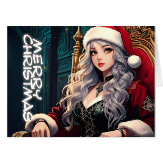Silver Hair Santa – Merry Christmas Card