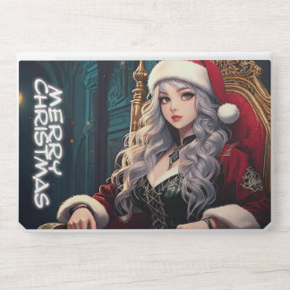Silver Hair Santa – Merry Christmas HP Laptop Skin