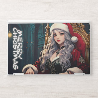 Silver Hair Santa – Merry Christmas HP Laptop Skin