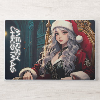Silver Hair Santa – Merry Christmas HP Laptop Skin