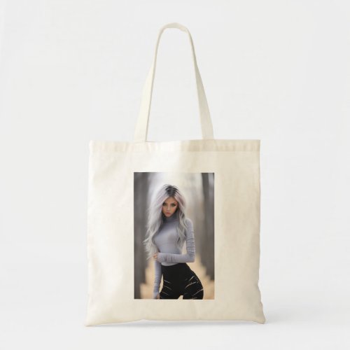Silver_haired Enigma in the Woods Tote Bag