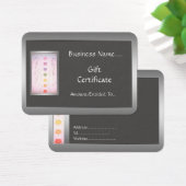 Silver Healing Hands Holistic Gift Card design (Desk)