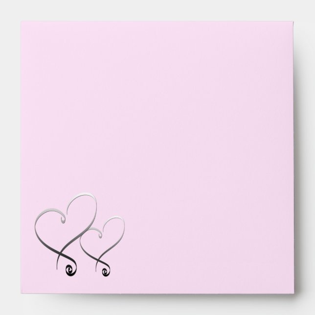 Silver heart envelope (Front)