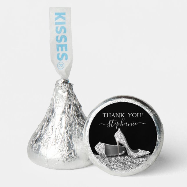 Silver High Heel Shoes Favor (Front)