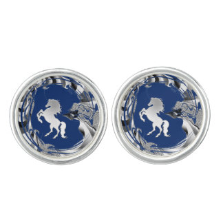 Silver Horse Cufflinks