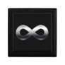 Silver Infinity Symbol Keepsake Box