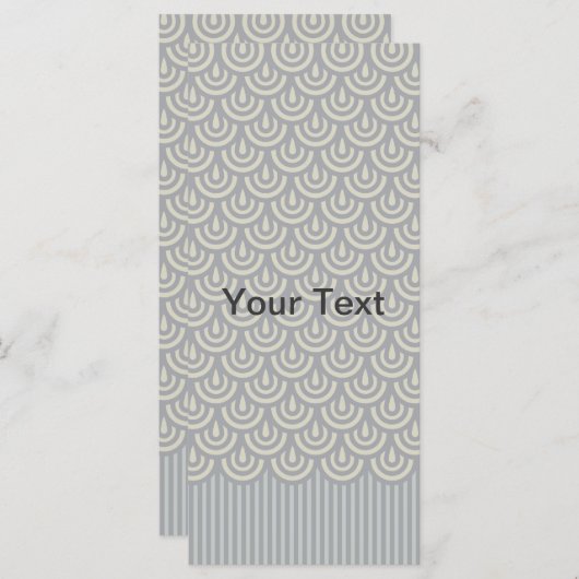 Silver Japanese Fish Scale Pattern (Front/Back)